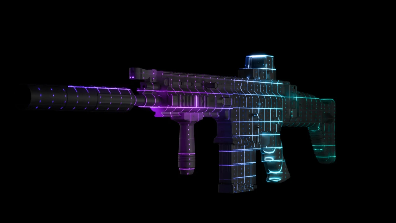 Grid Weapon Shader effect comparison